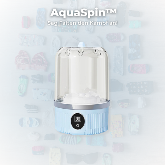 AquaSpin™  Die smarte, tragbare Waschlösung